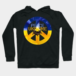 Peace Ukraine Support Life Humanity Hope Compassion Floral Nature Inspired Hoodie